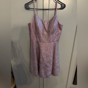 Morgan & Co. Glittering Pink Dress 11
